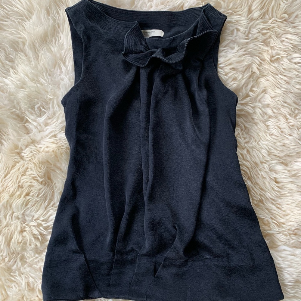 BCBG MaxAzria Runway Silk Blouse - XS